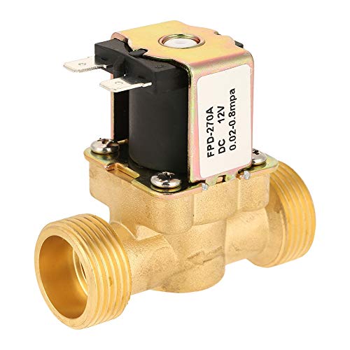 1PC DC12V G3/4 Normally Closed Brass Electric Solenoid Water Valve - for Home Appliances, Irrigation Systems & Water Dispensers