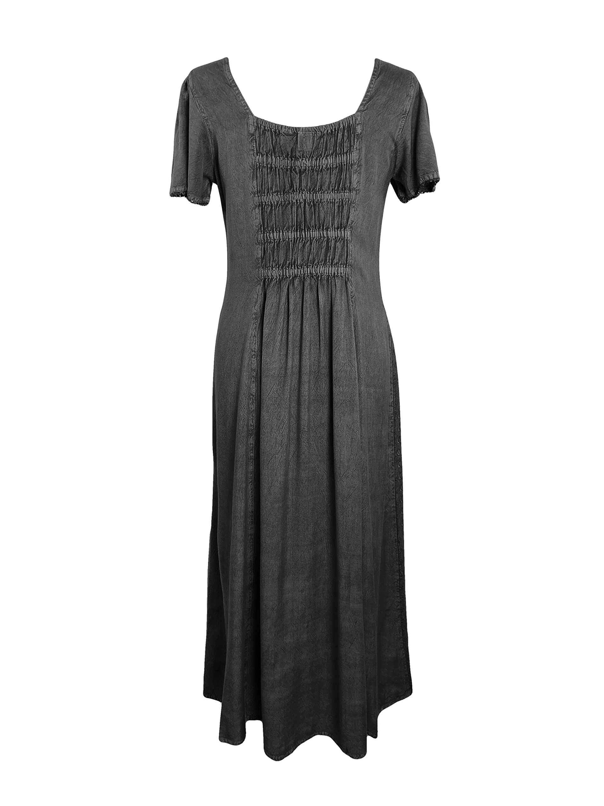 Agan Traders Women's 2025 Spring Sleeveless Maxi Dress - Floral Embroidered Long Sun Dress with Short Sleeves | Perfect for Beach Vacations, Summer Parties & Casual Outings