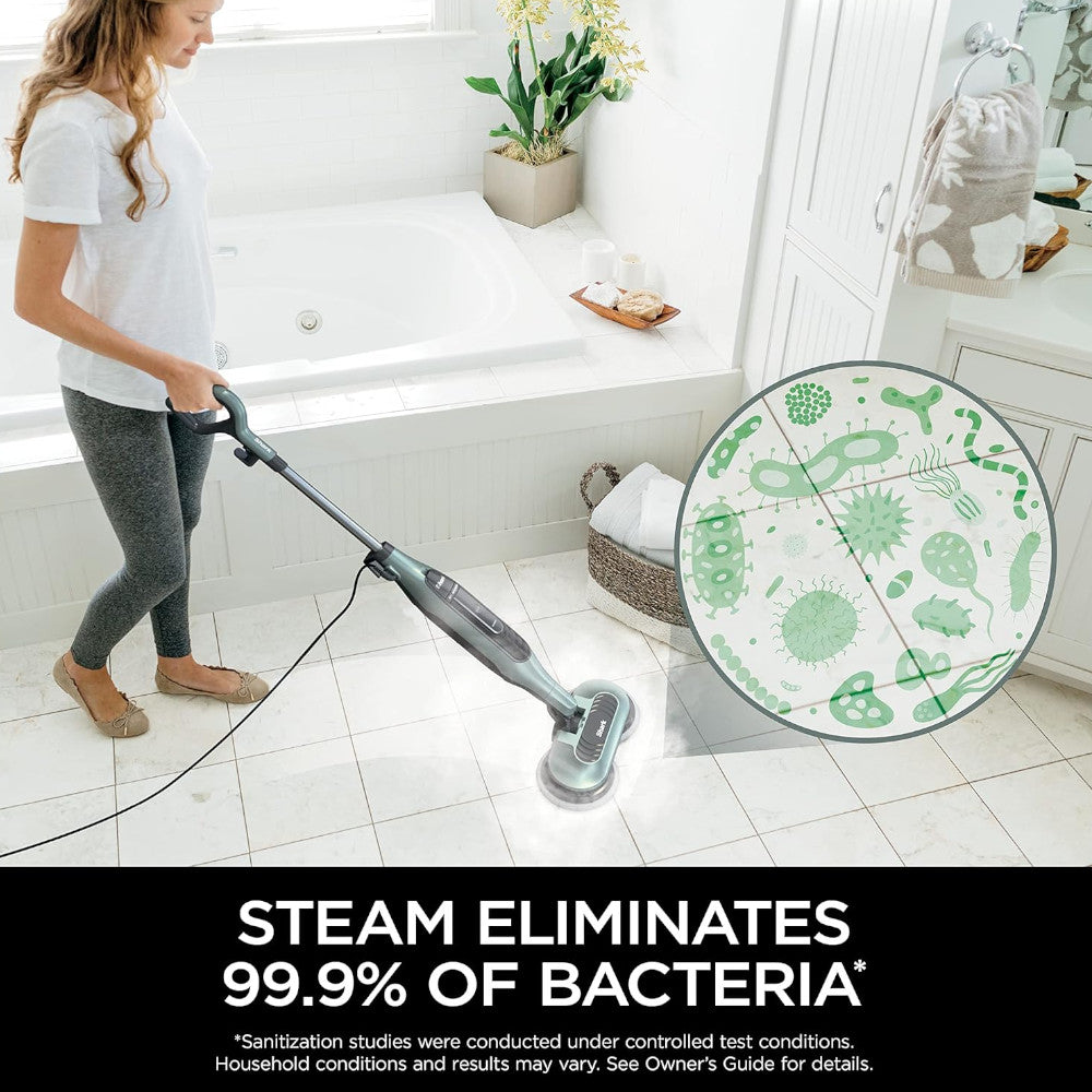 Shark S7005C All-in-One Hard Floor Steam Mop with Scrubbing & Sanitizing - Factory Serviced with Home Essentials Warranty - Perfect for Tile, Laminate & Hardwood Floors
