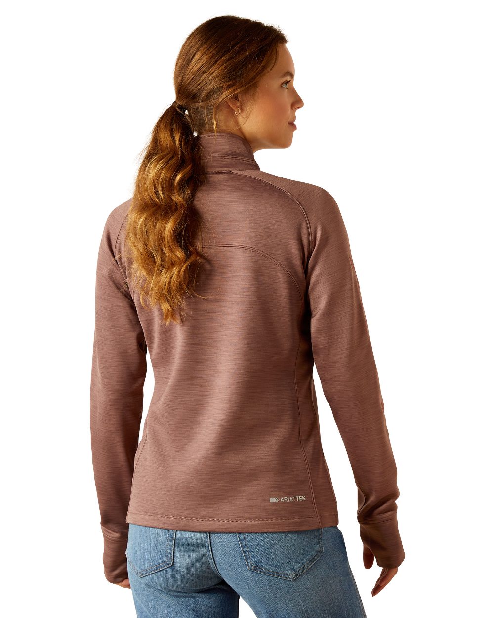Ariat Women's Tek Team Half Zip Sweatshirt - Lightweight Fleece Pullover for Outdoor Activities, Hiking & Casual Wear