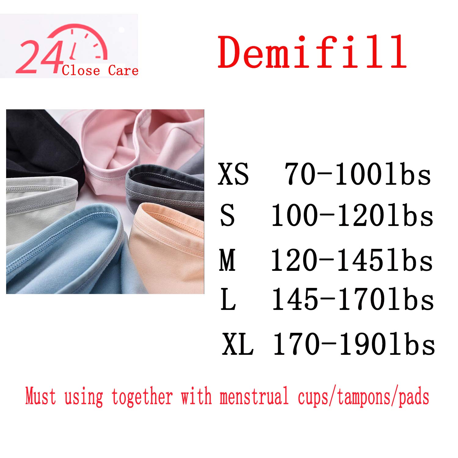 Teen Girls Period Underwear - Soft Cotton Briefs for Teens & Women | Comfortable for School & Sleep