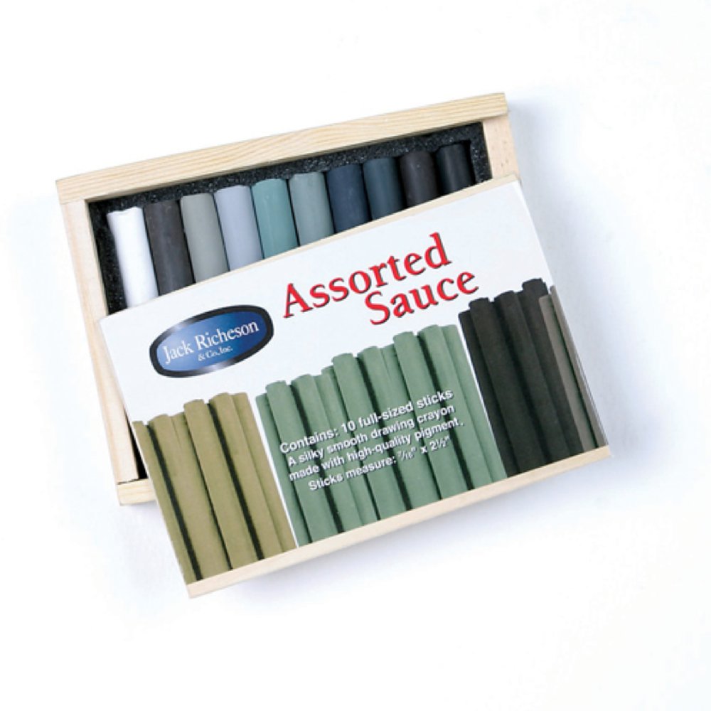 Jack Richeson 19311 Assorted Wooden Box Paint Set for Artists