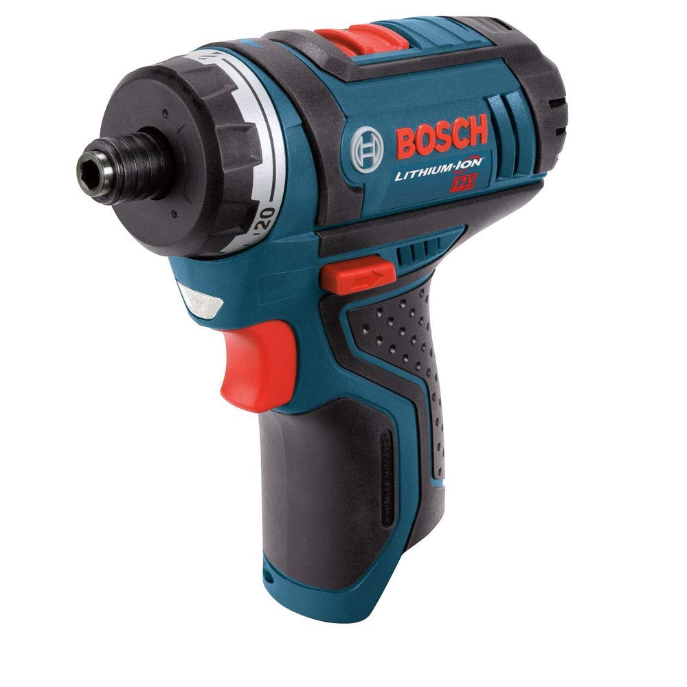 BOSCH PS21BN 12V Max Lithium-Ion 2-Speed Pocket Driver with L-BOXX Insert - Compact Power Tool for DIY Projects & Home Repairs