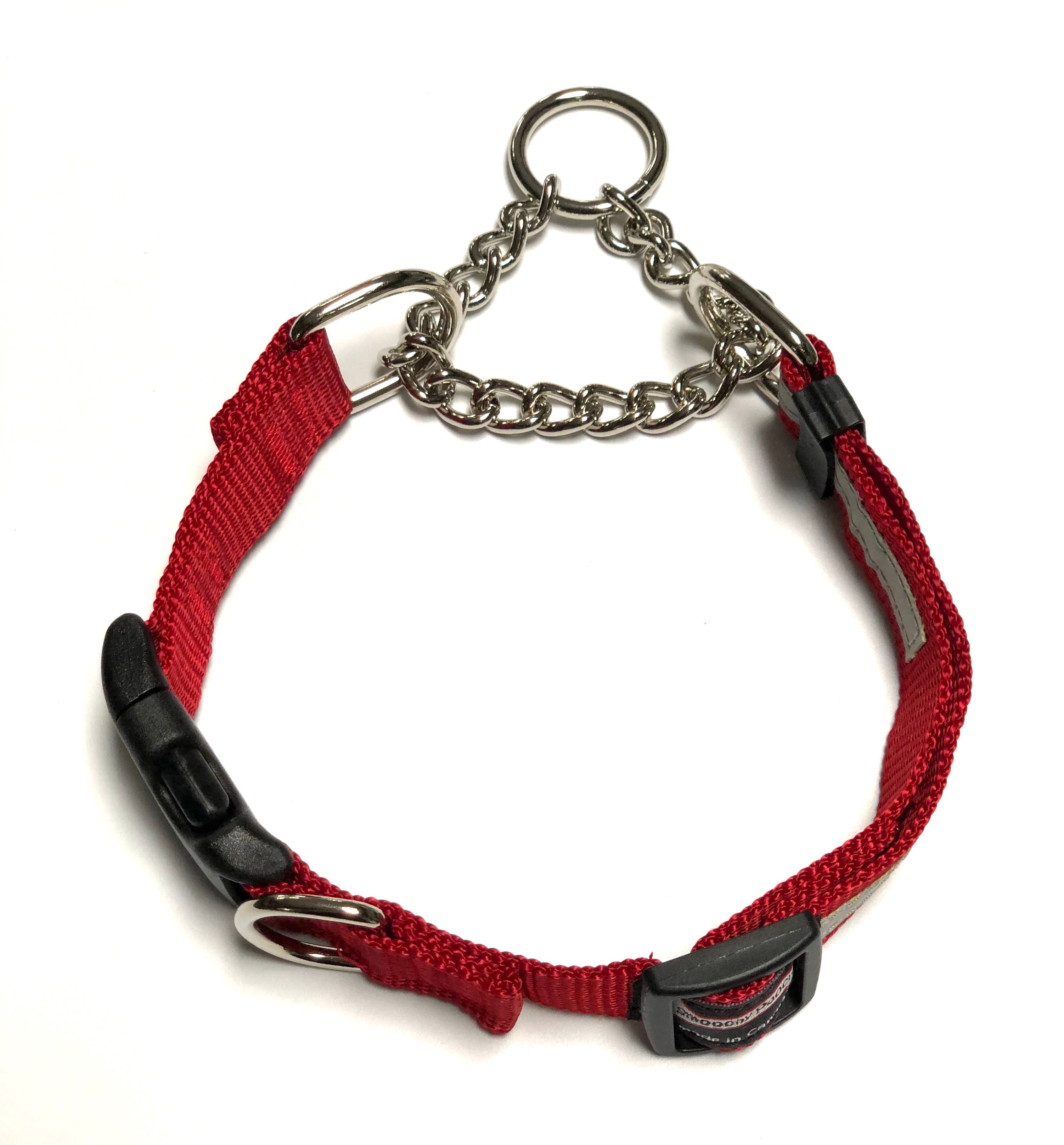 Smoochy Poochy Martingale Dog Collar with Quick Release Clip - Nylon Adjustable No-Slip Pet Collar for Training & Walking - Perfect for Small, Medium & Large Dogs