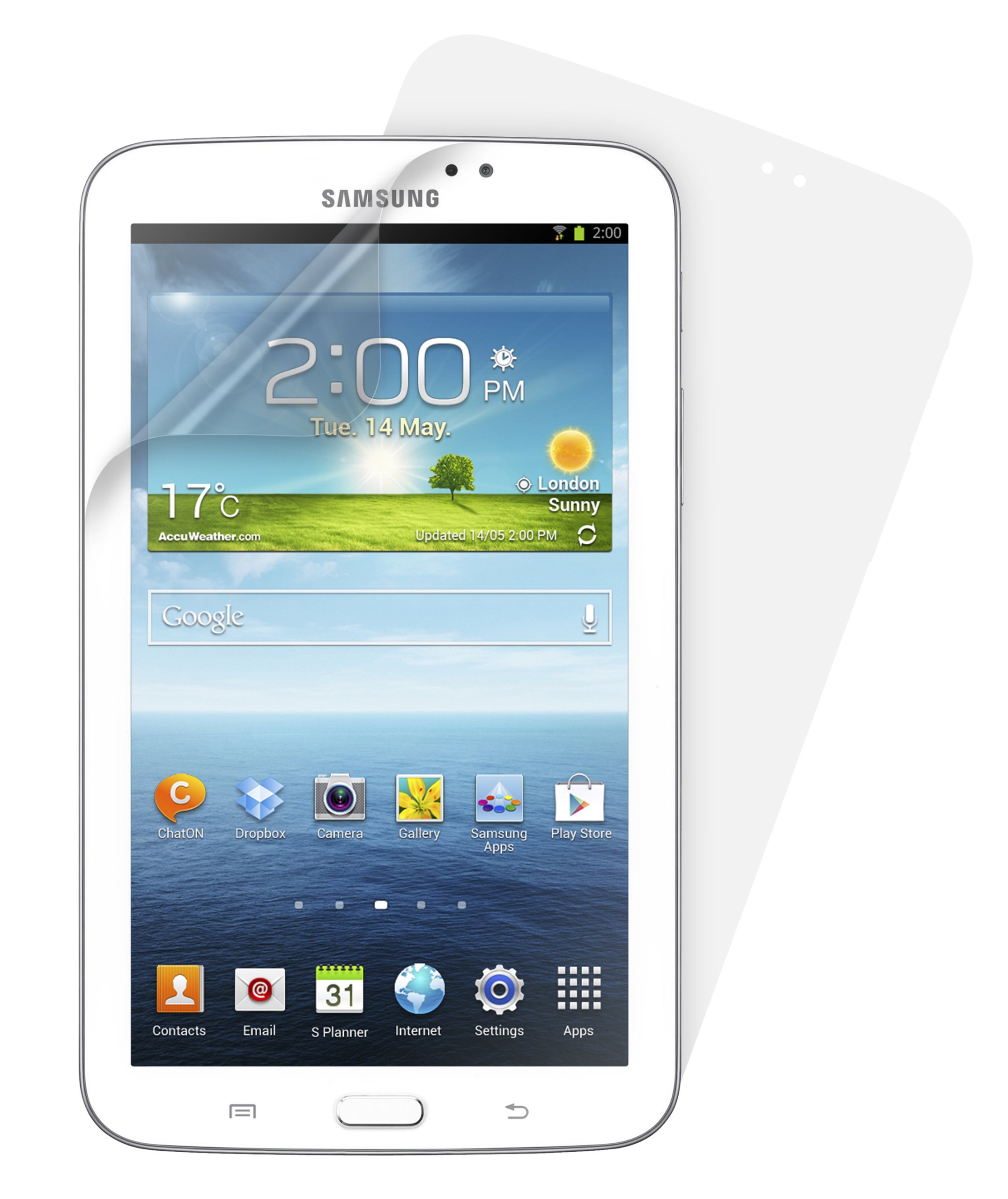 Premium Clear Screen Protector for Samsung Galaxy Tab 3 - 2 Pack | Anti-Scratch & Bubble-Free | Perfect for Work, Study & Entertainment