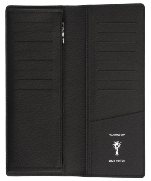 Authentic LV Brazza Wallet in Epi Leather - Hexagon Design Black | Luxury Men's Bifold Wallet for Everyday Use & Business Occasions