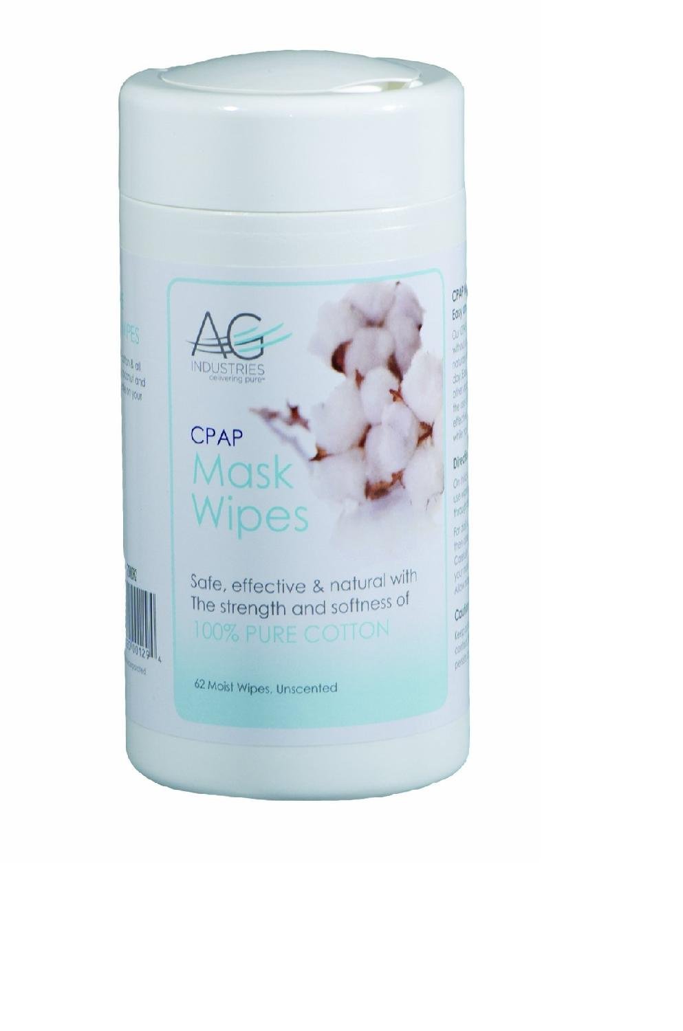 AG CPAP Wipes - 12 Pack | Premium Cleaning Wipes for CPAP Machines & Sleep Apnea Equipment | Gentle & Alcohol-Free for Daily Use on Masks, Tubes & Accessories