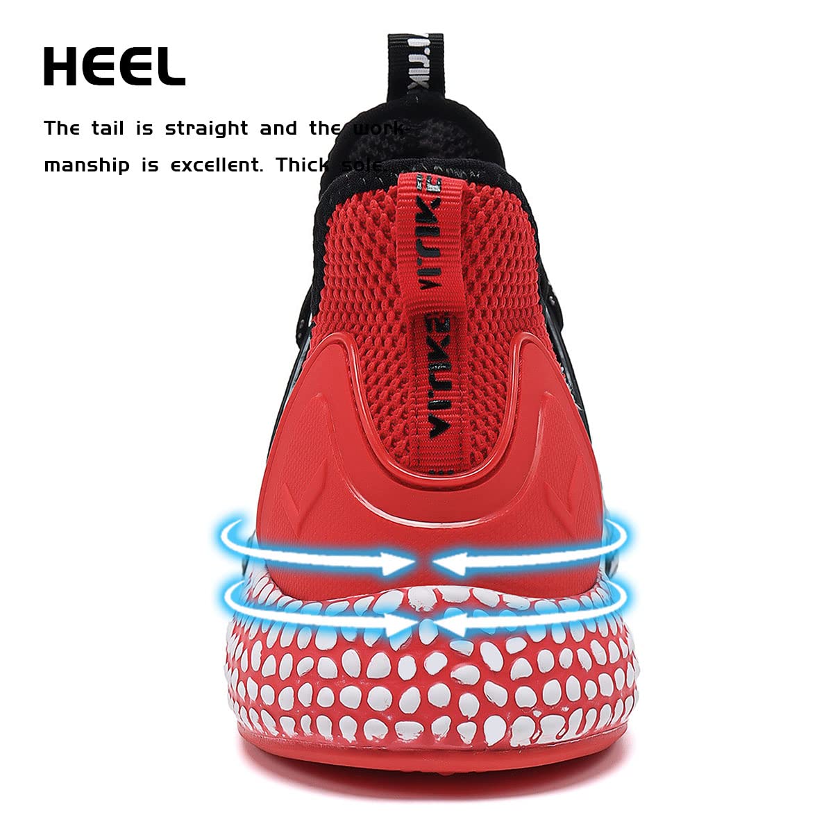WETIKE Men's/Women's Breathable Mesh Slip-On Running Shoes - Lightweight Comfortable Sneakers for Walking, Jogging & Gym Workouts