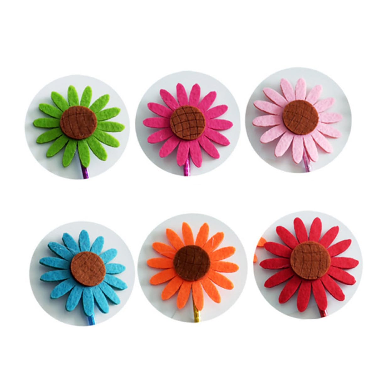 NUOBESTY 3 Sets Sunflower Ballpoint Pens - 36 Colorful Fun Writing Pens for Kids, Students, School & Office Supplies - Perfect for Note Taking, Journaling & Gift Giving