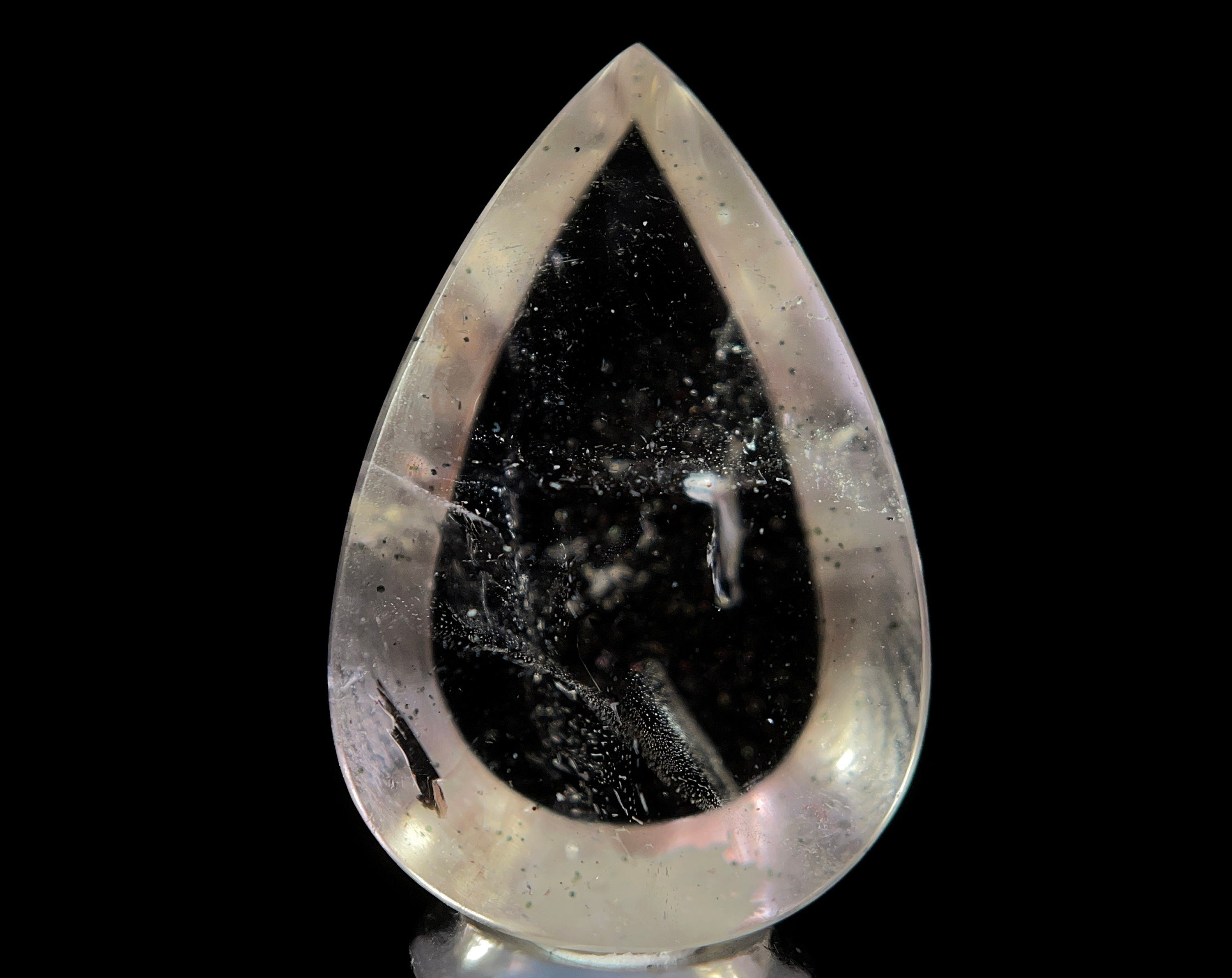 Natural Pink Fire Quartz Crystal Teardrop Gemstone for Jewelry Making - Healing Stone for Necklaces, Bracelets & DIY Crafts - Perfect for Meditation & Energy Work