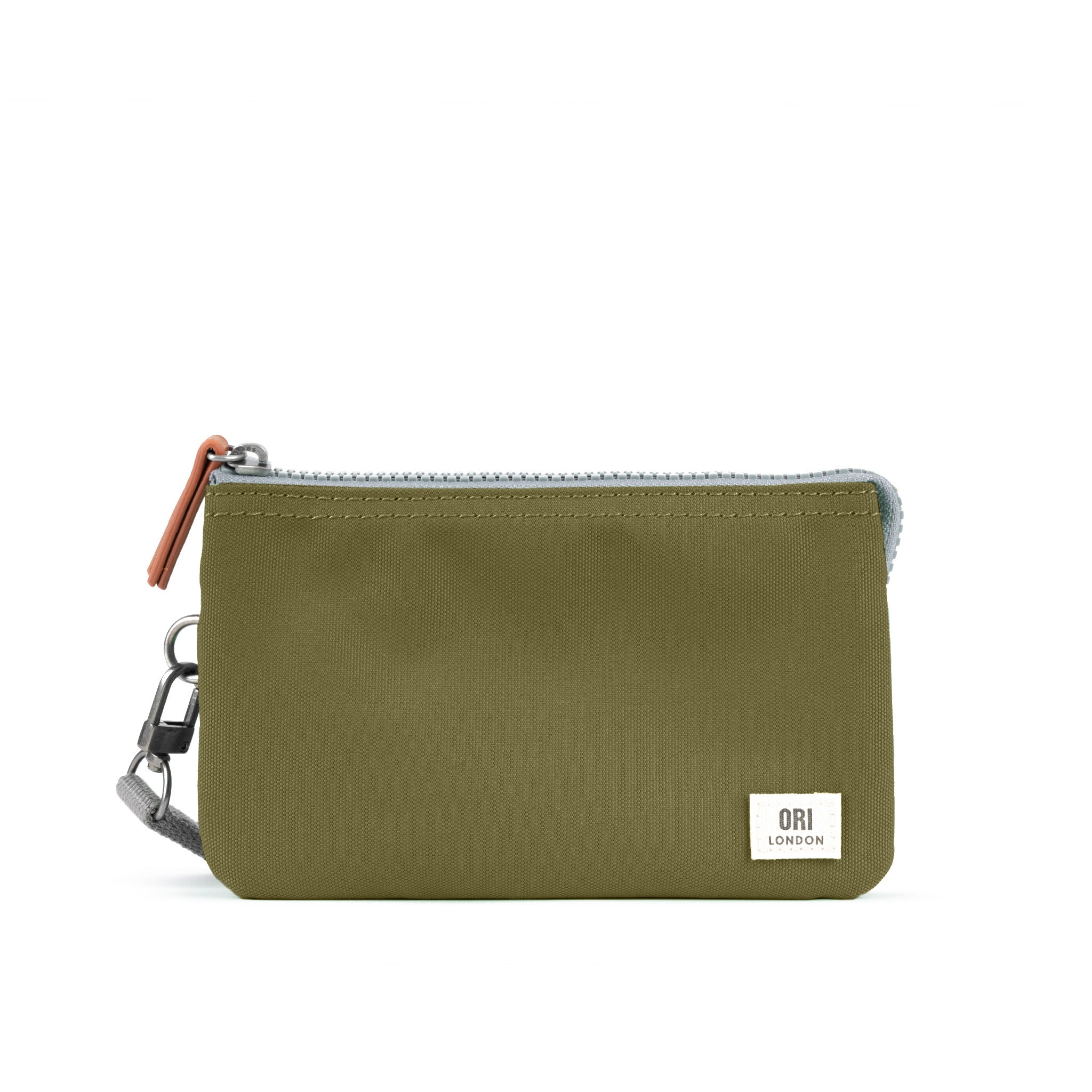 Eco-Friendly Carnaby Crossbody Bag with Adjustable Wrist Strap - Sustainable Moss Green Recycled Canvas - Perfect for Work, Travel & Everyday Use