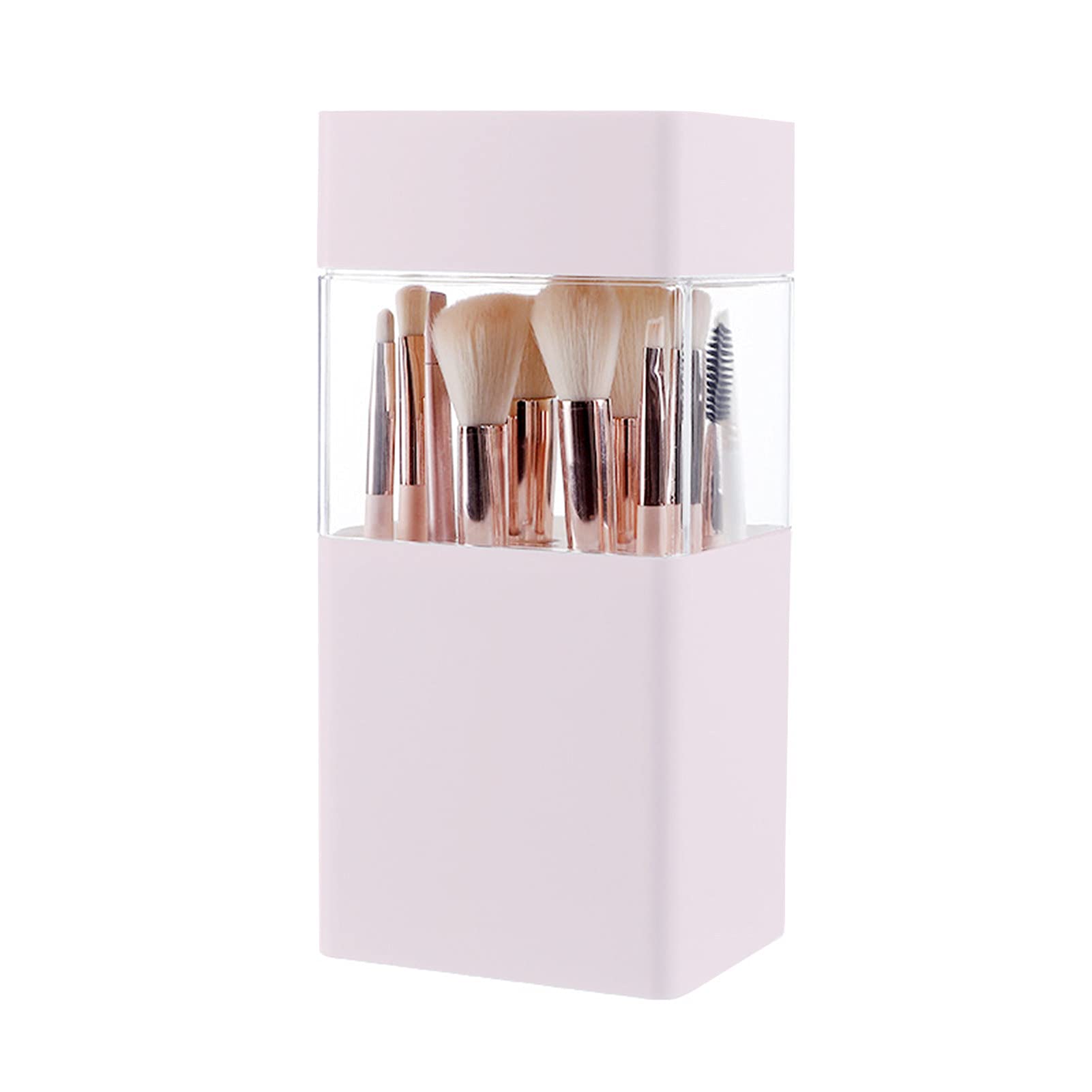 Premium Makeup Brush Organizer - Large Capacity Detachable ABS Cosmetic Storage Case for Travel & Home | Perfect Makeup Brush Holder for Women & Girls | Ideal for Vanity, Bathroom & Travel Organization