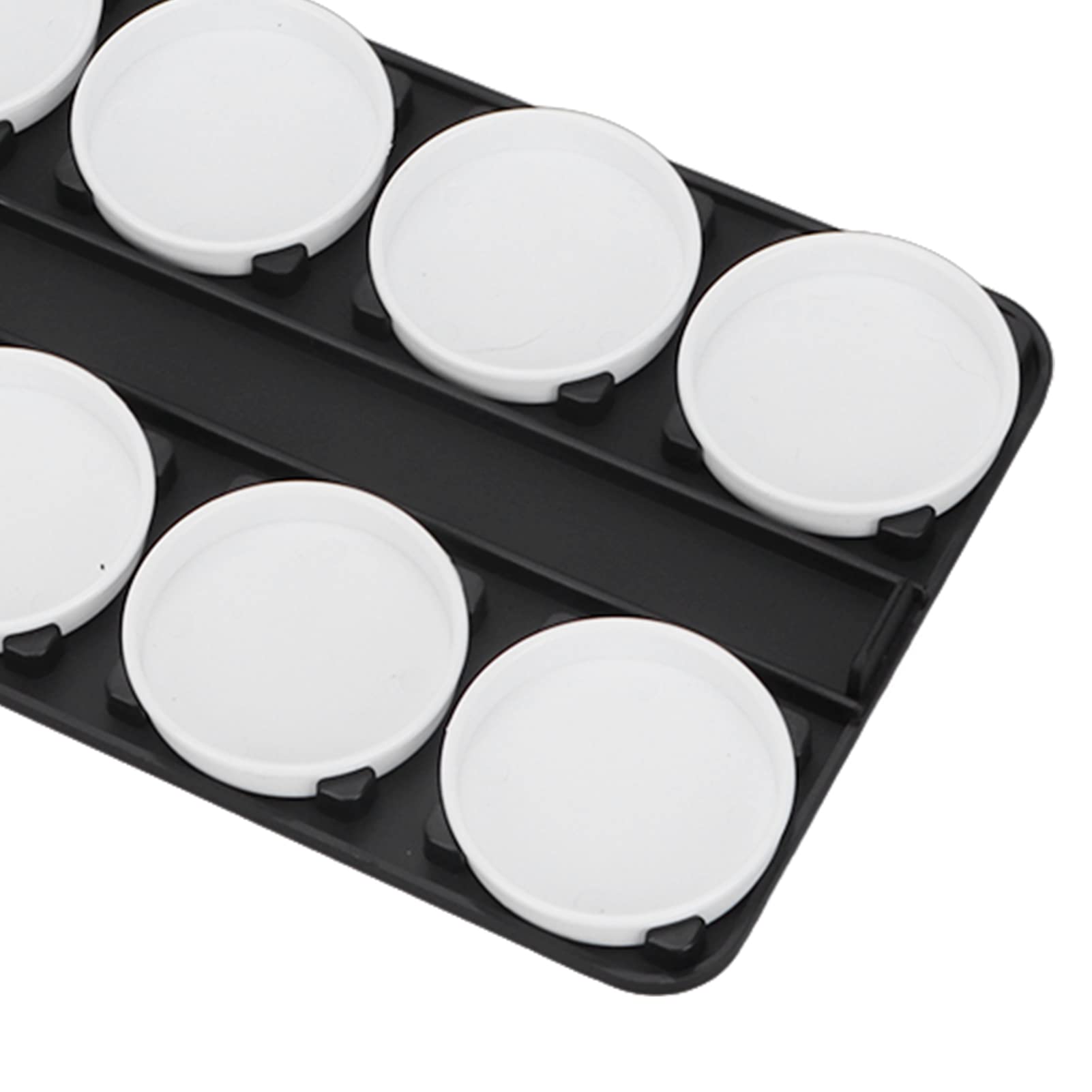 24 Grid Nail Paint Mixing Palette - Portable Nail Art Tool for Beginners & Professionals - Home & Salon Use