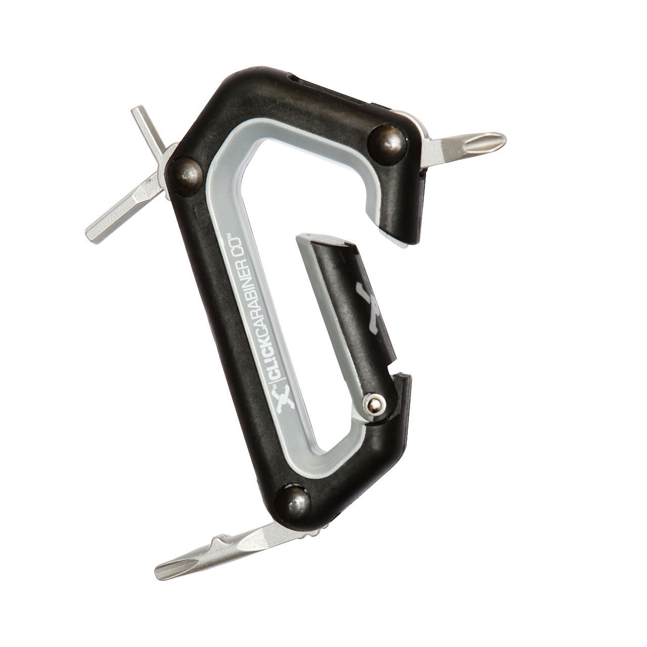 Black Snowboard Carabiner Tool - Durable Multi-Tool for Snowboard Bindings & Gear - Perfect for Skiing, Snowboarding & Outdoor Adventures