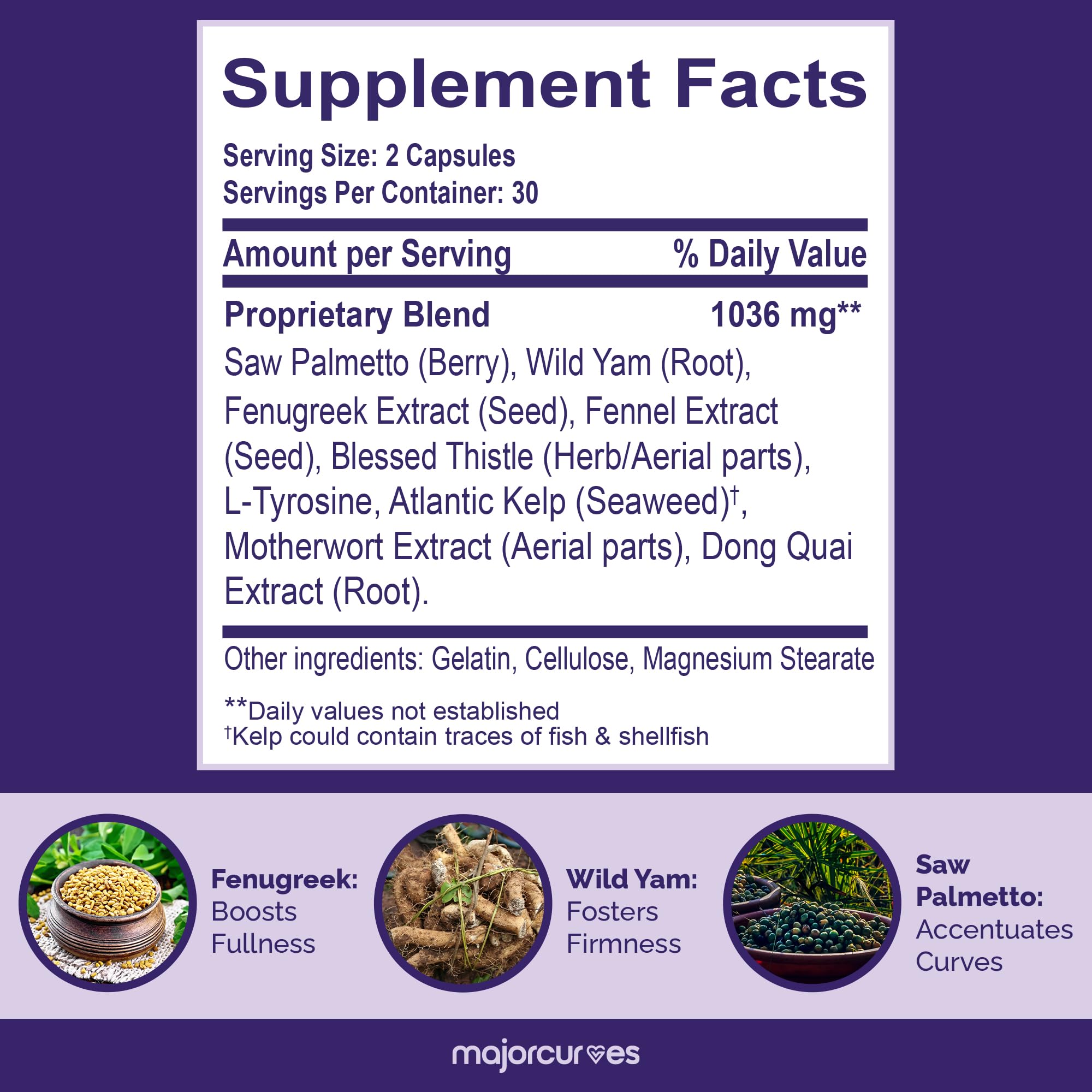 Natural Butt Enhancement & Enlargement Pills - 3 Bottle Supply for Bigger, Fuller Glutes | Booty Growth Supplement for Women | Perfect for Gym, Bikini & Body Confidence