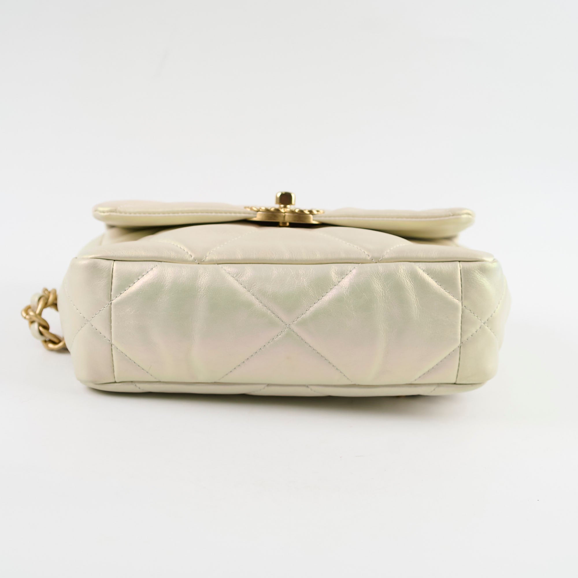 Chanel Small 19 Iridescent Pearl 31 Series Handbag - Luxury Designer Crossbody Bag for Women | Perfect for Evening Parties, Date Nights & Special Occasions