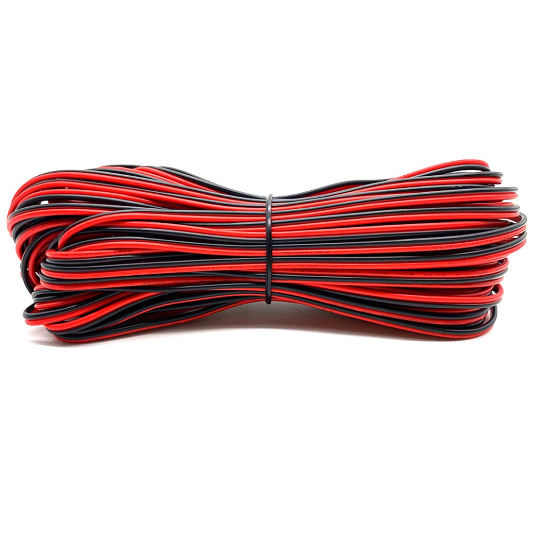 20AWG 2-Pin LED Strip Light Extension Cable - 66ft Marine Grade Wire for 3528/5050/5630 Single Color LED Strips - Perfect for Pontoon Boat, Kayak, Stern, Anchor Mast & Navigation Lights