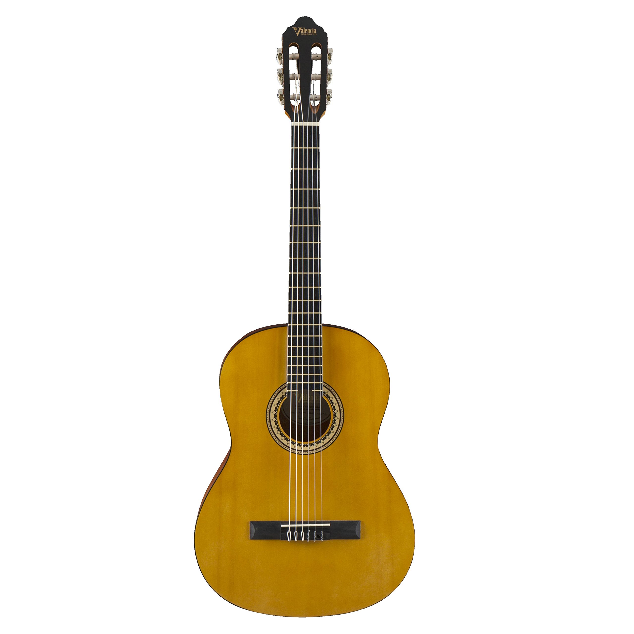 6 String Full Size Classical Guitar for Right Handed Players - Antique Finish VC204H | Perfect for Beginners, Professionals & Live Performances