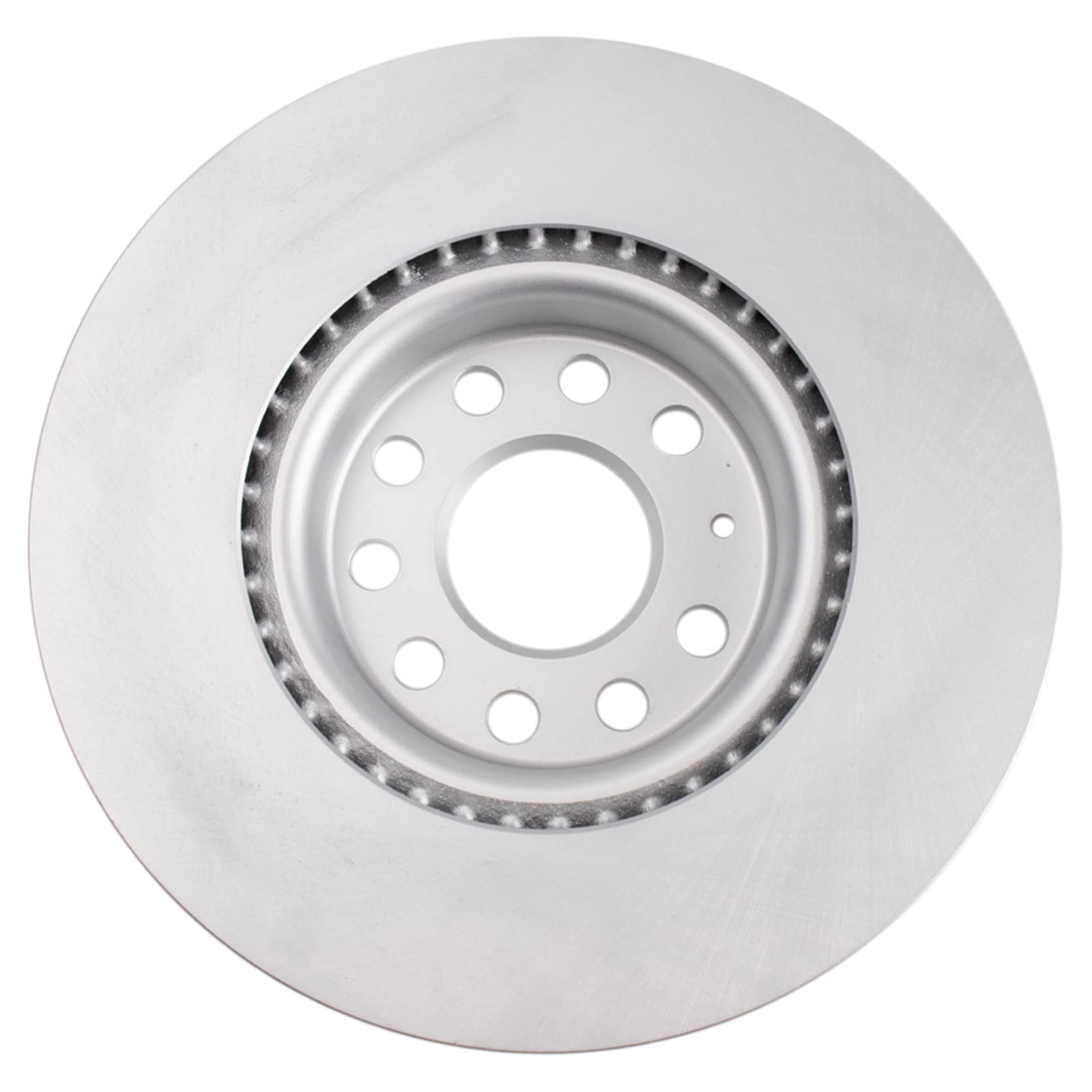 Premium TRQ Front Brake Pad & Rotor Kit - Semi-Metallic Vented G-Coated Brake Caliper Set for 2009-2011 Audi A3 Quattro - Perfect for City Driving & Performance Upgrades