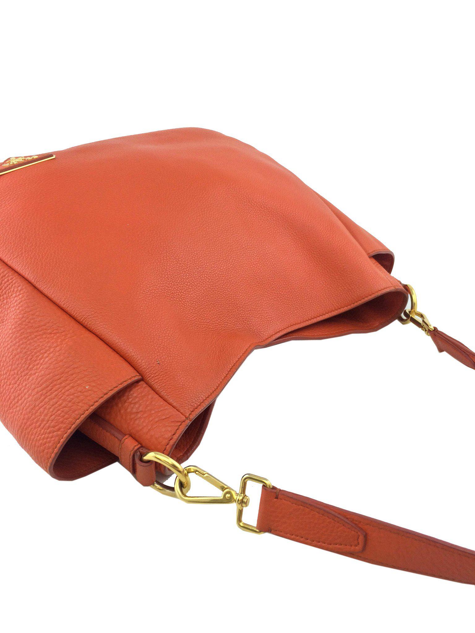 Prada Vitello Daino Leather Side Pocket Tote Bag for Women | Luxury Designer Handbag with Zipper Compartment | Perfect for Work, Travel & Everyday Use