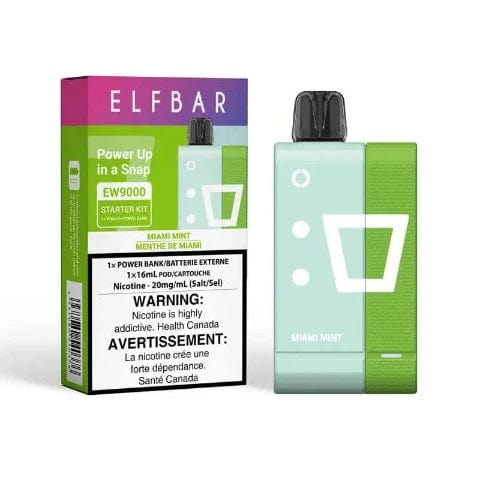 ELF Bar EW9000 Disposable Vape Kit - 9000 Puffs, 16mL E-Liquid Capacity, Rechargeable USB-C, 5% Nicotine Salt, 15+ Flavors - Perfect for Travel, Parties & Long-Lasting Vaping Experience