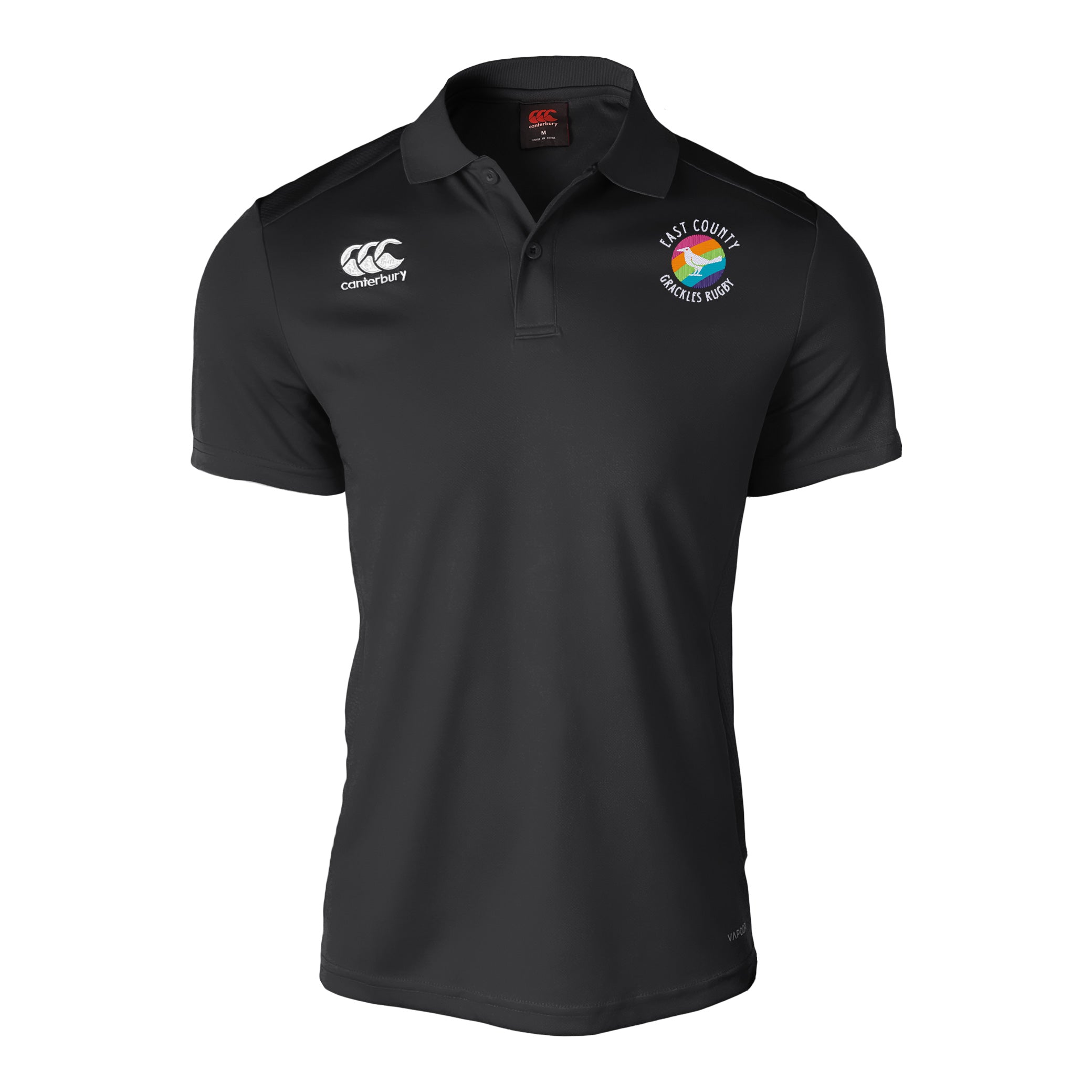 East Co. Grackles CCC Club Dry Polo Shirt - Moisture Wicking Men's Golf & Tennis Performance Polo - Perfect for Casual Wear, Sports & Outdoor Activities