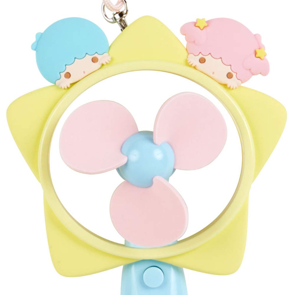Littletwinstars Portable Handheld Fan - Mini USB Rechargeable Battery Operated Fan for Outdoor, Travel, Office & Home Use