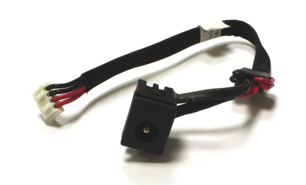 Replacement Laptop DC Power Jack Socket with Cable for Toshiba Satellite A305-S6863 - Compatible Charging Port Repair Part for Home & Office Use