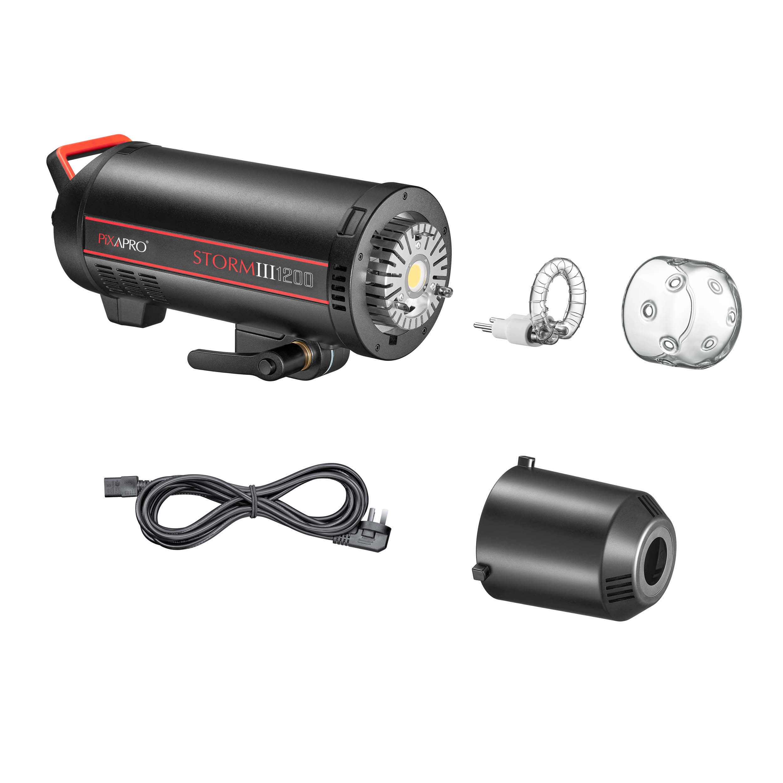STORM1200III High Speed Flash Light Twin Kit with Umbrella & Softbox (QT1200 III) - Professional Studio Photography Lighting for Portraits, Product Shoots & Indoor Events