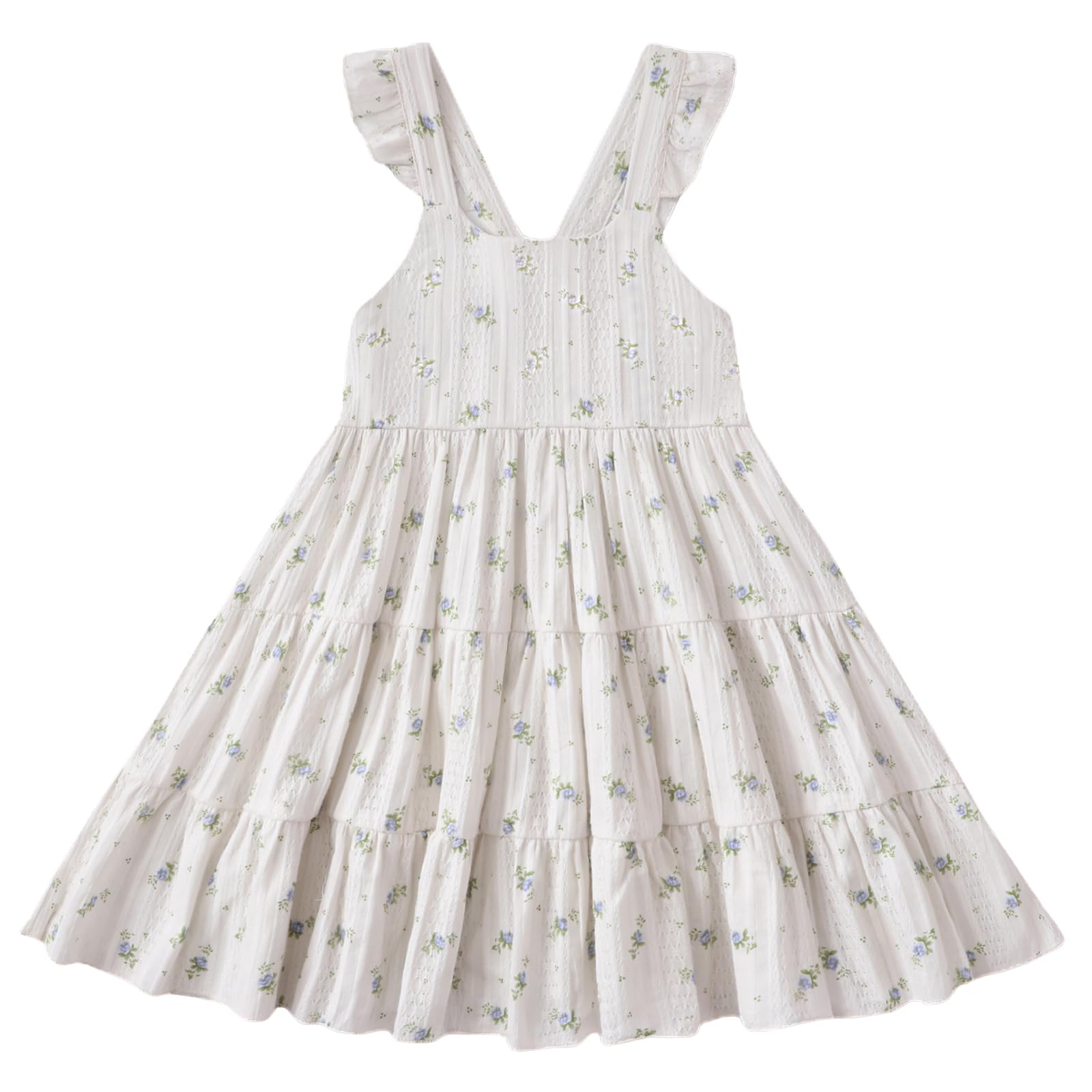 2024 Summer Baby Girls Princess Dress - Ruffle Sleeveless Toddler Sundress for Beach, Party & Photo Shoots | Cute Casual Outfit