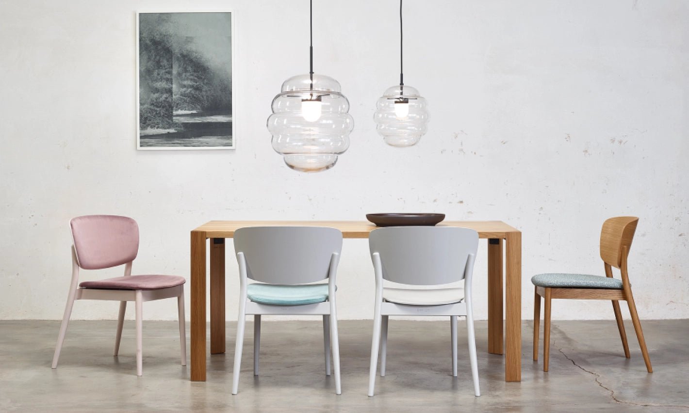 Valencia Side Chair by Ton - Modern Wooden Dining Chair for Kitchen, Living Room & Office - Comfortable & Stylish Seating Solution