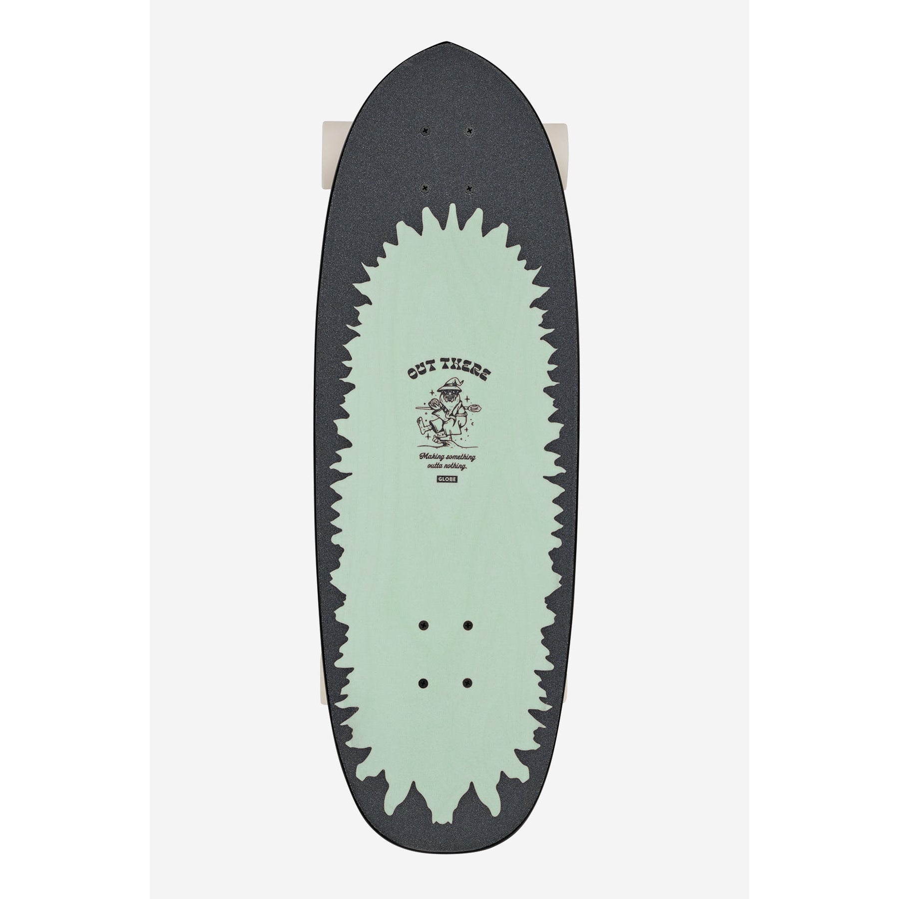 Globe Frothy 30 Surf and Skate Cruiser Longboard - Perfect for Beach Cruising, Skate Parks & Commuting | Durable Deck & Smooth Ride for Surfers & Skaters