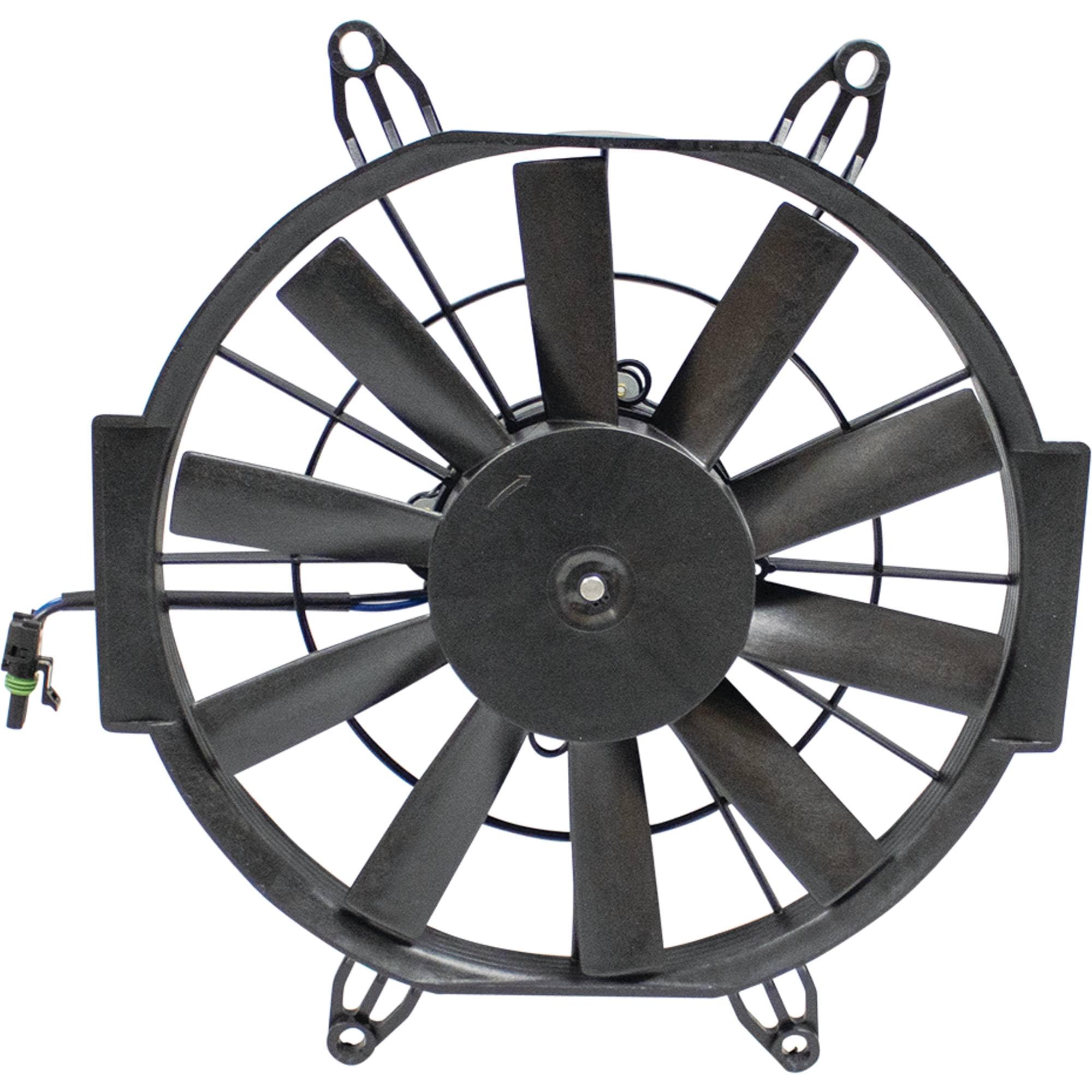 Polaris ATV Radiator Cooling Fan Motor Assembly - Replacement for Sportsman 400 450 500 HO EFI (2004-2011) | Compatible with Part Numbers 495829, 49-5829, 2410383, 434-22007, 70-1004 | Perfect for Off-Road Cooling System Maintenance & Repair