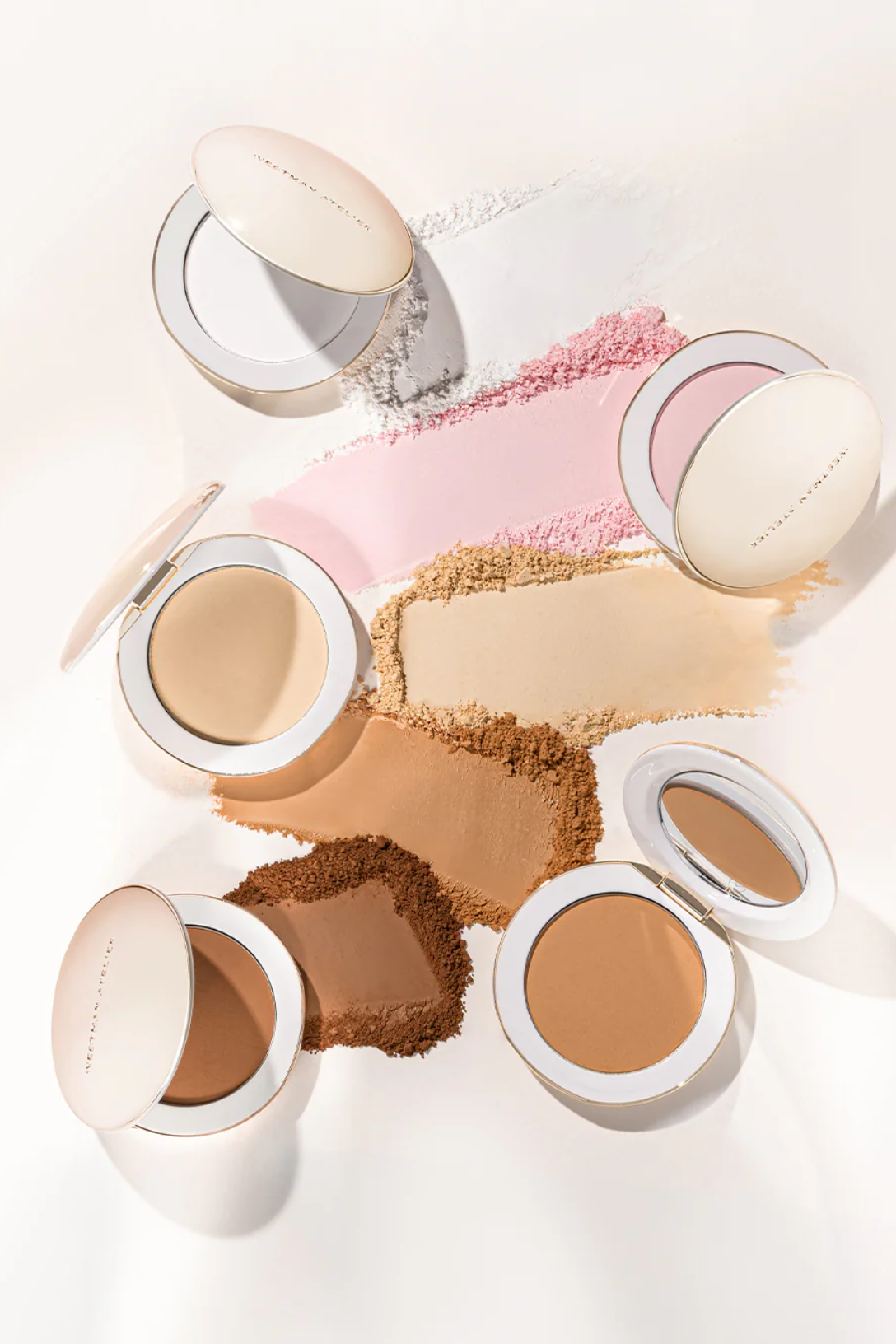 Vital Pressed Skincare Powder - Natural Face & Body Powder for Glowing Skin | Pink Bubble | Perfect for Daily Skincare Routine & Makeup Setting