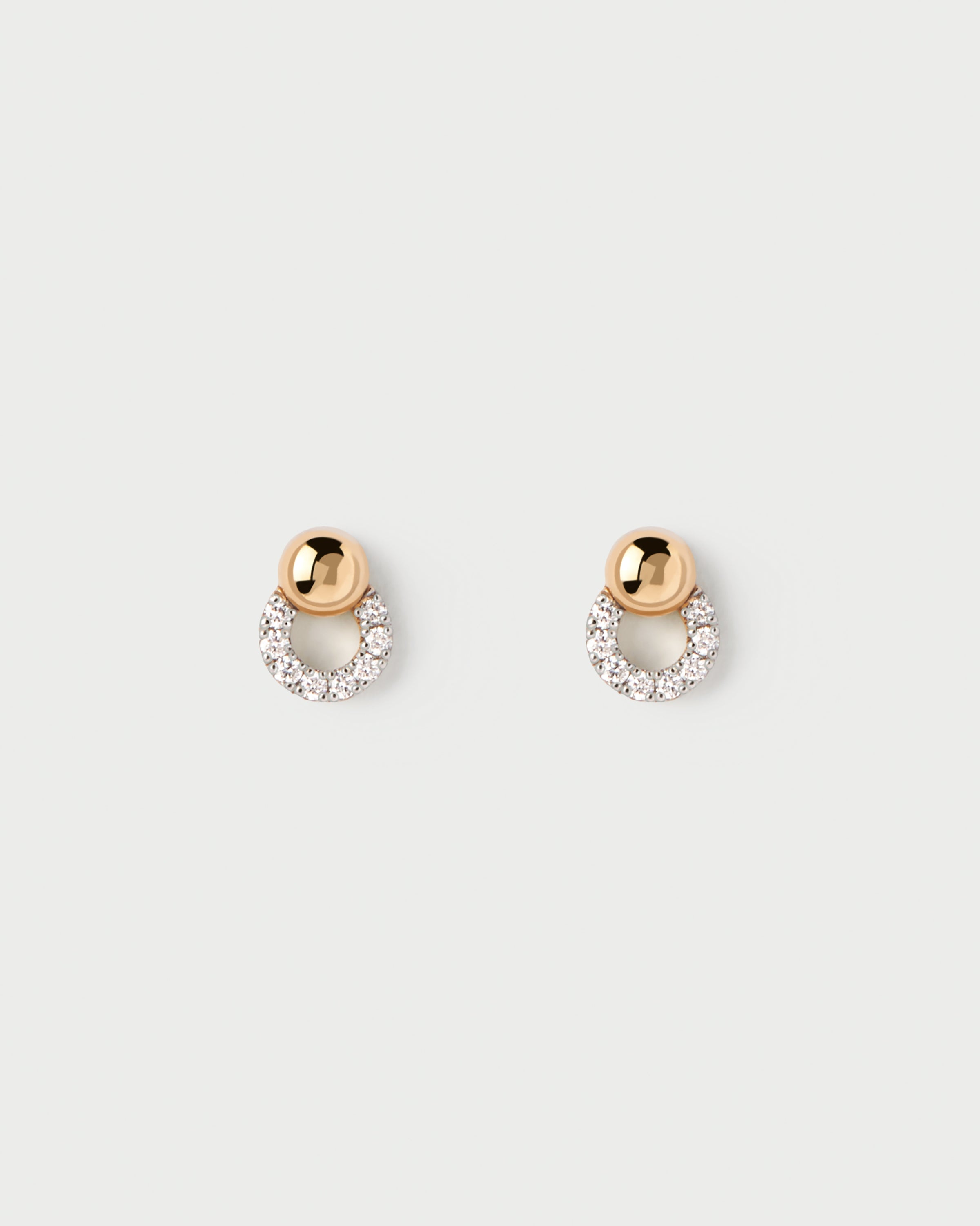14K Gold Diamond Halo Stud Earrings for Women - Elegant Dainty Jewelry Gift for Wedding, Anniversary & Everyday Wear