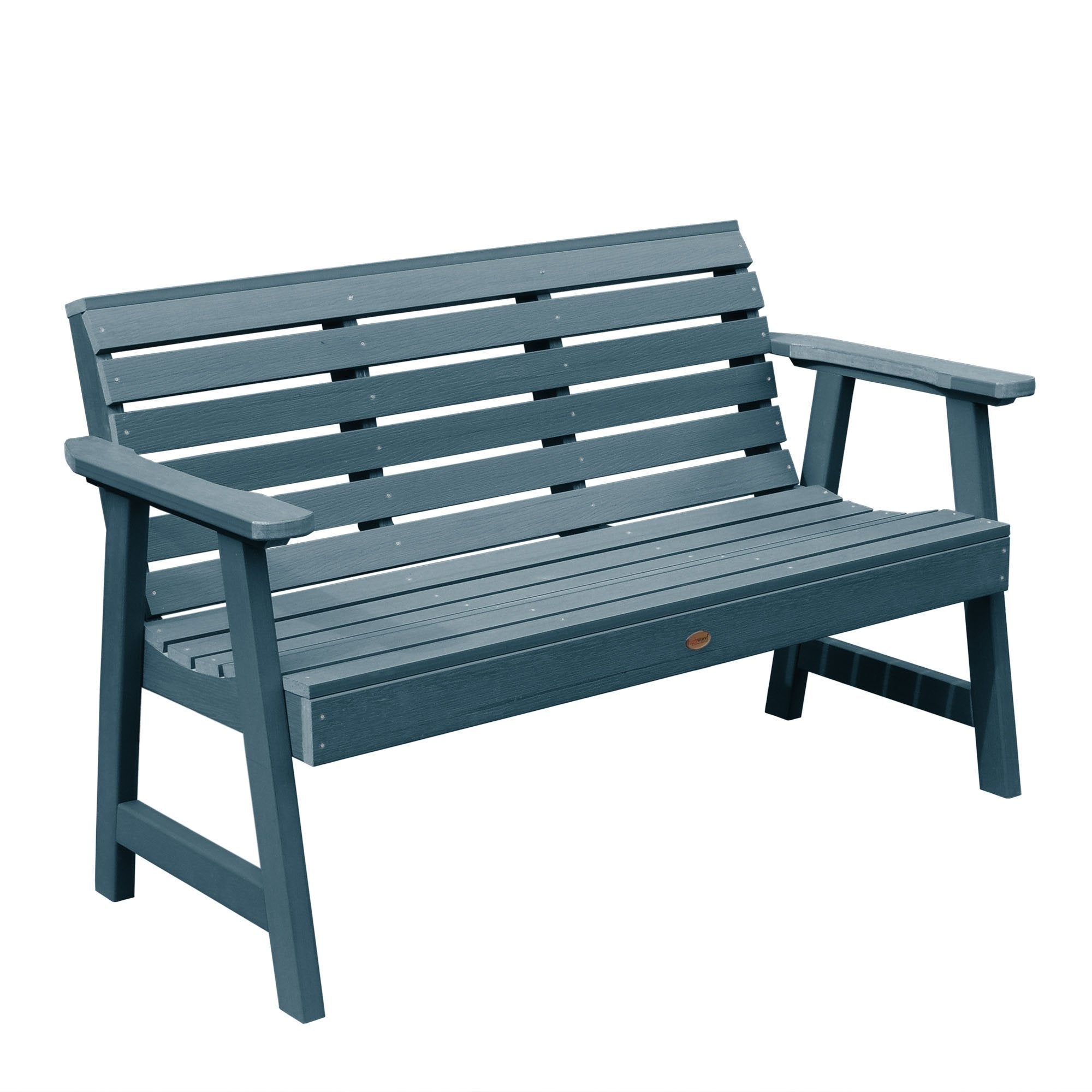 Refurbished 4ft Weatherly Garden Bench - Outdoor Patio Furniture for Backyard, Porch & Garden - Durable Metal Bench with Classic Design