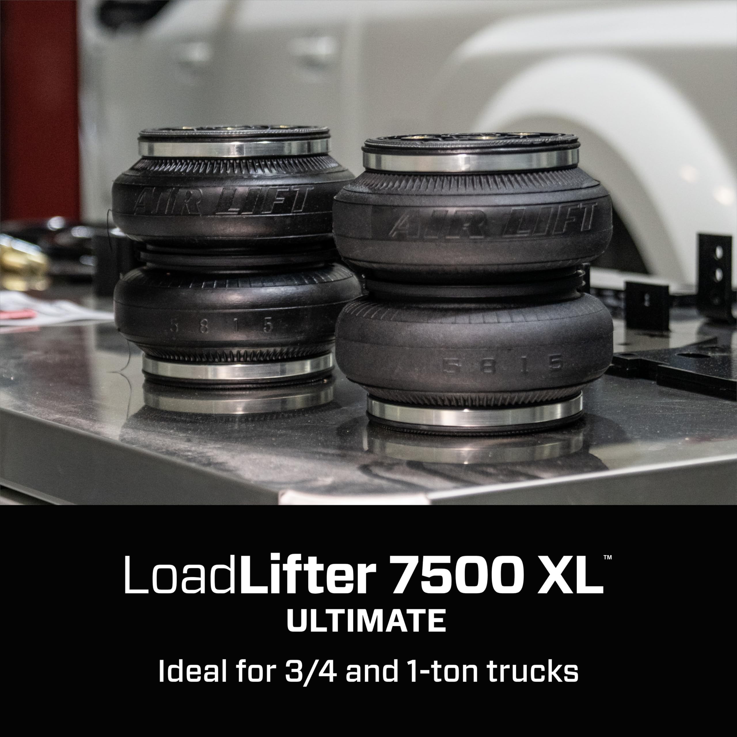 Air Lift LoadLifter 7500 XL Ultimate Air Spring Kit for 2014-2025 Ram 2500 4WD/RWD (Model 57589) - Heavy Duty Truck Suspension Upgrade for Towing & Hauling