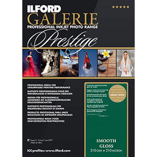 ILFORD Galeria Prestige Smooth Glossy Photo Paper - Premium Quality for Professional Photography, Art Prints & Framing Projects