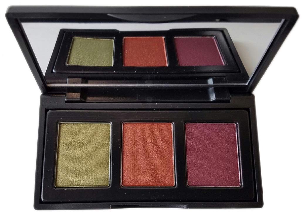 Naked Cosmetics Pigmented Eyeshadow Palette - Mini Travel Size, Long-Lasting Eye Shadow Makeup for Women | Urban Rustic Trio | Perfect for Everyday Wear, Travel & Professional Makeup Looks