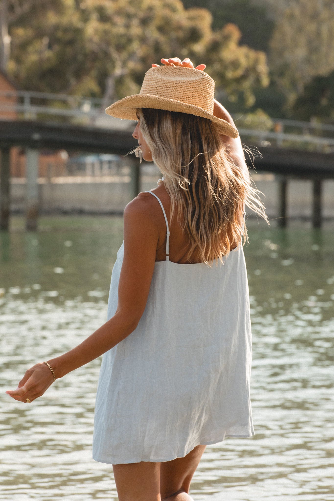 Sicily Linen Mini Dress for Women - Breathable Summer Sundress with Pockets | Perfect for Beach Vacation, Date Night & Casual Outings