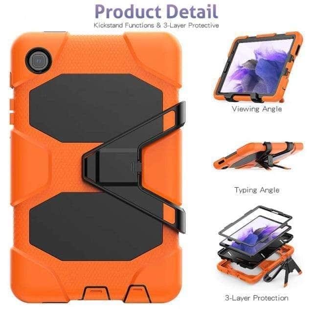 Shockproof Military-Grade Heavy Duty Case for Samsung Galaxy Tab A7 Lite 2021 - Perfect for Outdoor, Travel & Kids Use