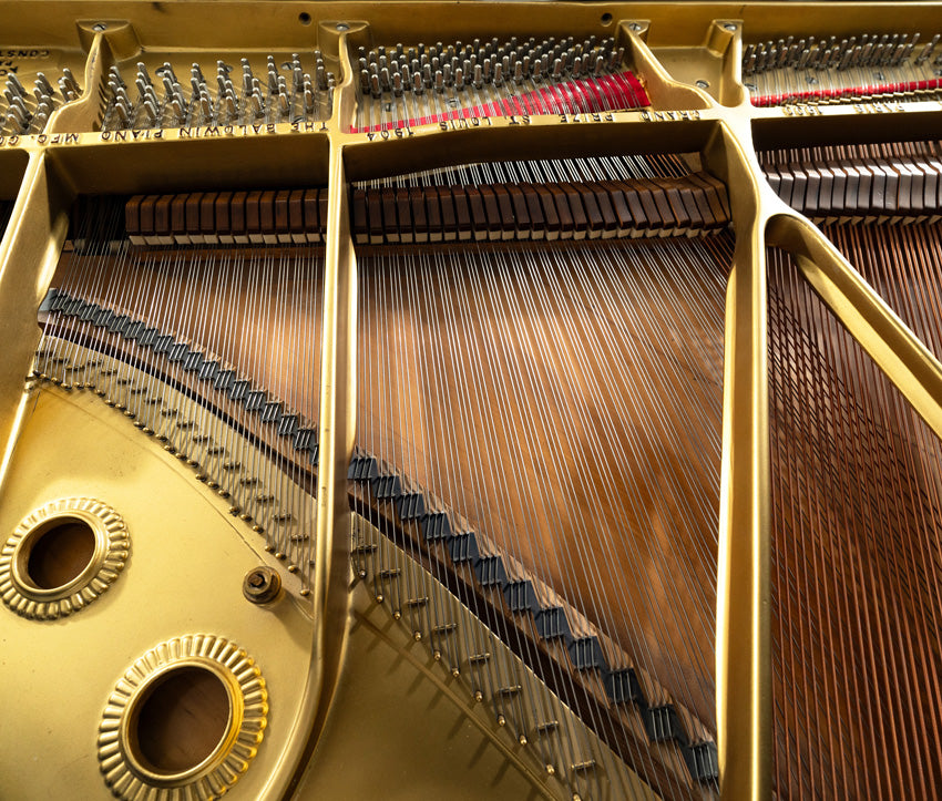 Baldwin 1920 Grand Piano in Satin Ebony Finish - Vintage Used Piano with Serial Number 67632 | Perfect for Home, Studio & Concert Hall Performances