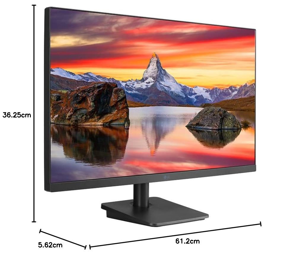LG 27MP40A-C 27 Inch Full HD (1920 x 1080) IPS Monitor with 5ms Response Time, 75Hz Refresh Rate, AMD FreeSync & OnScreen Control - Charcoal Grey - Perfect for Gaming, Office Work & Home Entertainment