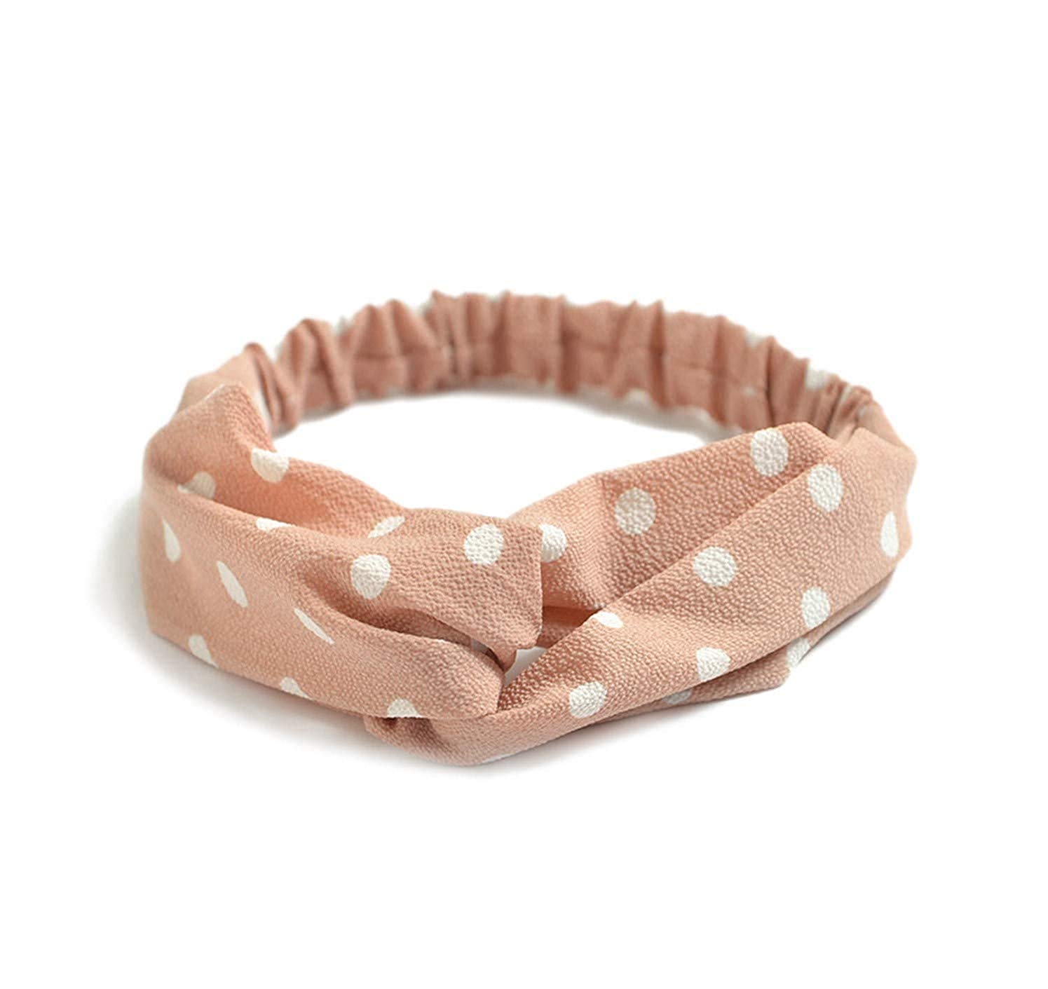 FAVELA Soft Stretchy Headbands for Women - 6 Pack Boho Criss Cross Turban Headwraps | Korean Knotted Bandana Scarf | Workout, Yoga, Running & Casual Hair Accessories | Stylish Headbands for Girls & Women