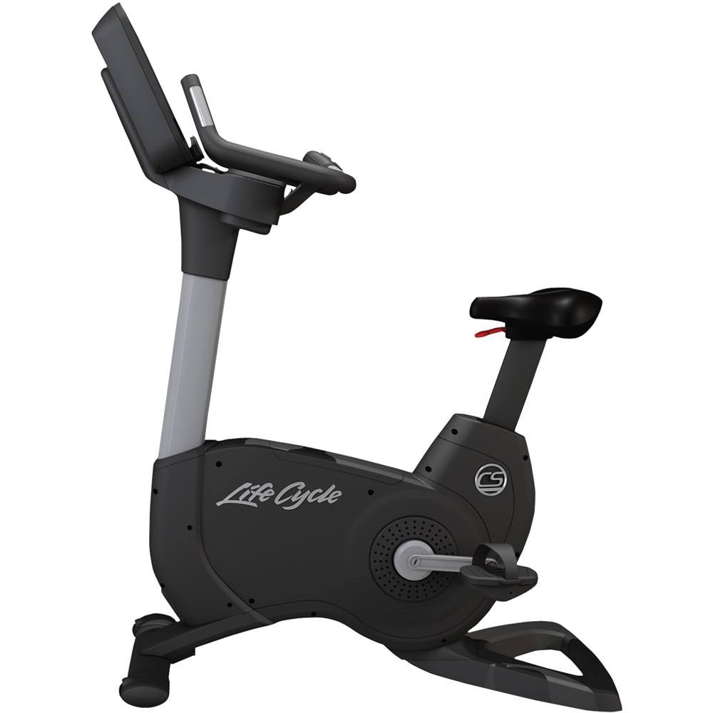 Life Fitness Platinum Club Series Upright Exercise Bike - Premium Home & Gym Cardio Equipment for Indoor Cycling Workouts