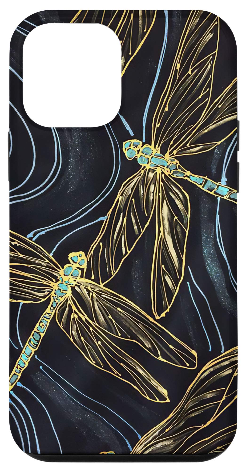 Cute Dragonfly iPhone 12 Mini Case - Slim Protective Cover for Men & Women | Perfect for Everyday Use, Work & Travel