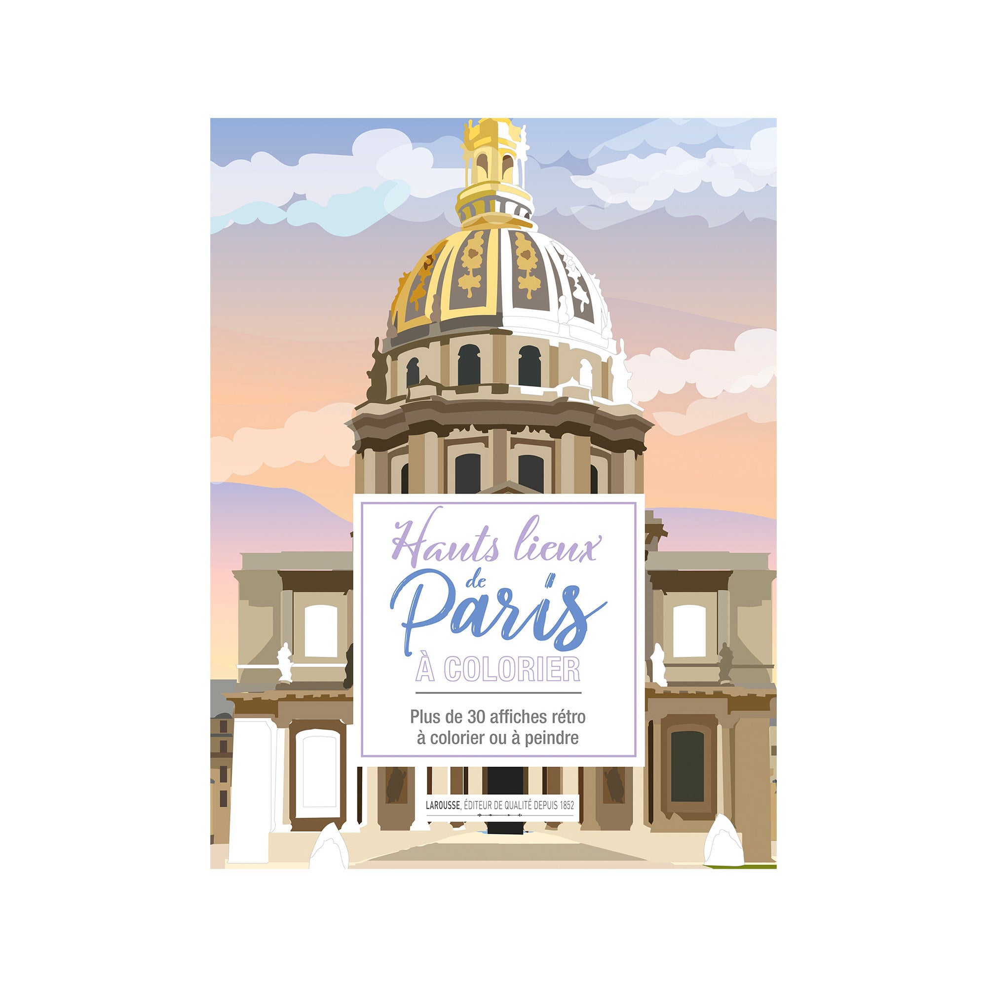 Paris Coloring Posters: Famous Landmarks French Edition - Perfect for Kids' Art Projects & Home Decor
