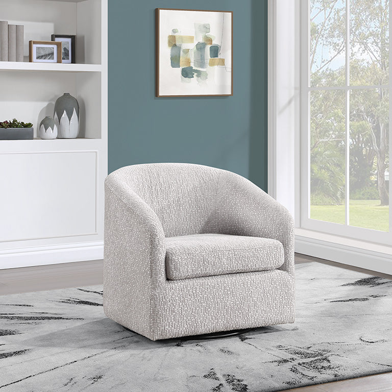 Office Star Parker Swivel Tub Chair [PKR] - Ergonomic Mesh Back Office Chair with 360° Swivel for Home & Office Workspace