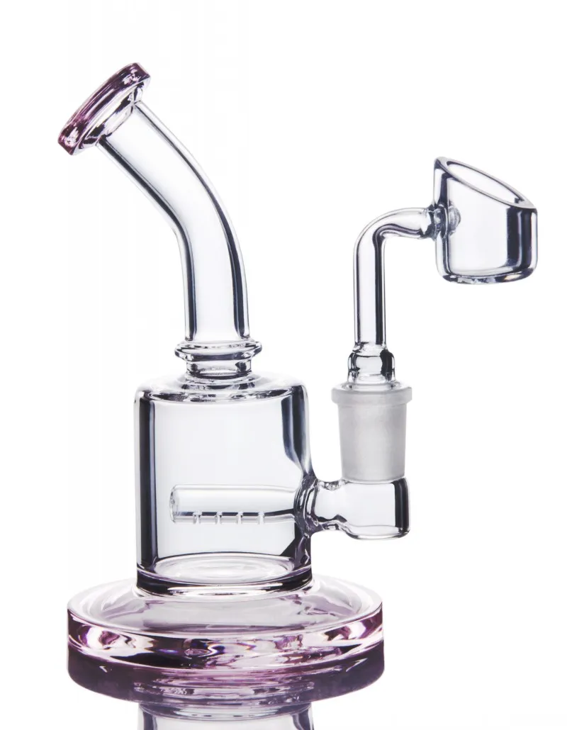 Premium High Borosilicate Glass Dab Rig with Recycler & Banger - Thick, Durable Design for Concentrate Enthusiasts | Perfect for Home Use, Parties & Collectors