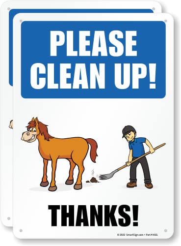 10 x 14 Plastic Sign - Pack of 2